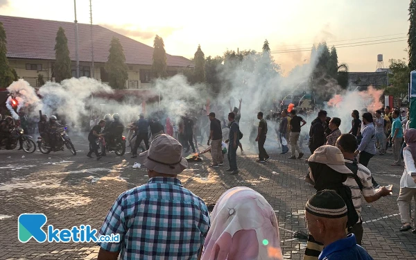 Antisipasi Kemungkinan Rusuh Pilkada, Polres Situbondo Gelar Simulasi Sispamkota