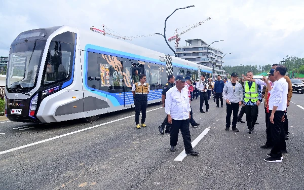 Bertenaga Listrik, Trem Otonom IKN Jadi Moda Transportasi Berbasis Energi Hijau