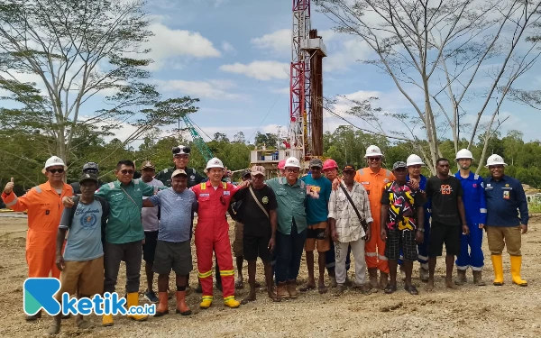 Foto SKK Migas - GOKPL Mengutamakan Penerapan K3LL Dalam Persiapan Pemboran Sumur Pengembangan ASAP 4x untuk Kelancaran operasional PSN di Kabupaten Teluk Bintuni. (Foto: dok SKK Migas Pamalut for Ketik.co.id)