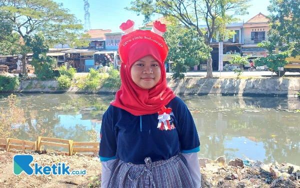 Foto Aulia, Pelajar SMPN 3 Kota Surabaya. (Foto: Husni Habib/Ketik.co.id)