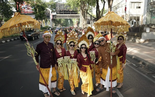 Semarak HUT Ke-79 RI, Mercure Surabaya Grand Mirama Satukan Tradisi dari Upacara hingga Karnaval