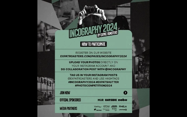 Foto Persyaratan Incography 2024. (Foto: Expat Roasters)