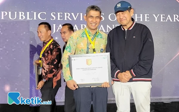 Thumbnail Berita - DPUTR Kabupaten Bandung Raih Penghargaan Public Service of The Year Jawa Barat & Banten dari MarkPlus Institute