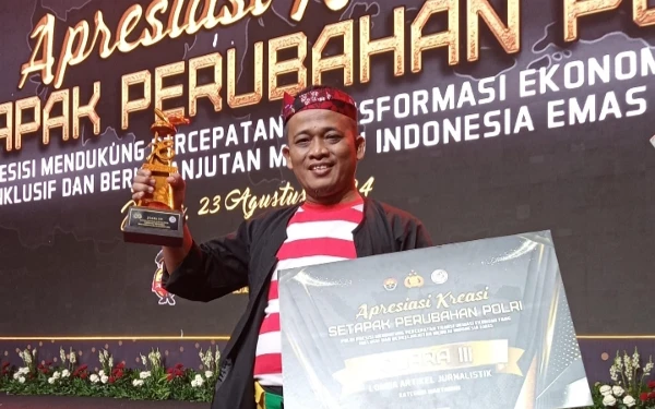 Jurnalis Asal Sumenep Raih Juara 3 Karya Jurnalistik Polri