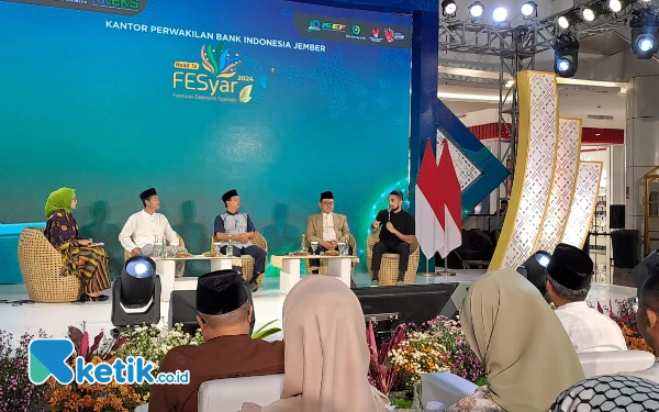 Foto Talkshow optimalisasi Ziswaf yang dihadiri oleh shariapreneur Teuku Wisnu (24/8/2024) (Foto: Fenna/Ketik.co.id)