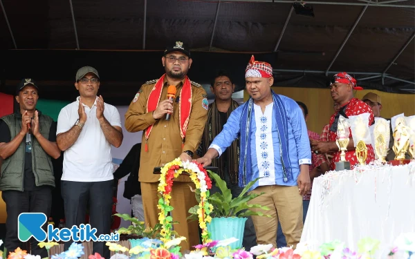 Ribuan Jemaat Padati Porseni HUT GPM Ke-89 di Desa Tomori, Bupati Halsel Jadi Tamu Spesial