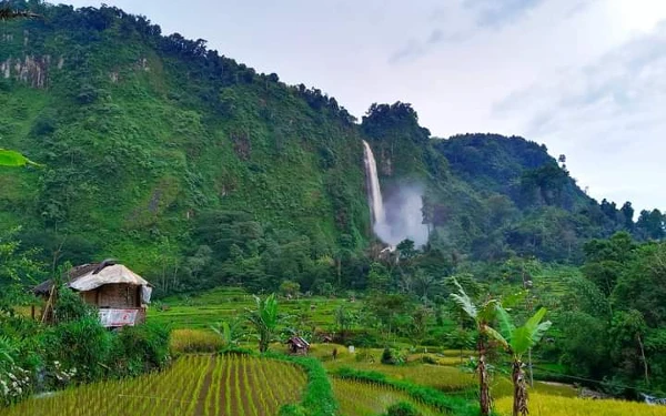 Foto Curug Citambur di Kecamatan Pasirkuda (Foto: Pesona Indonesia)