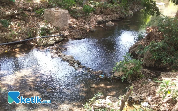 Foto Sumber mata air di Dander yang tidak pernah habis, dan selalu dimanfaatkan masyarakat sebagai sumber kehidupan.  (foto : Sutejo / ketik.co.id)