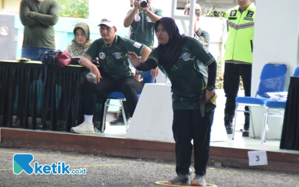 Foto Petanque Jatim raih medali emas di PON XXI 2024 Aceh-Sumut, Jumat, 13 September 2024. (Foto: Khaesar/Ketik.co.id)