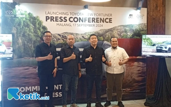 Foto Konferensi Pers Peluncuran Toyota New Fortuner. (Foto: Ach Faisol/Ketik.co.id)