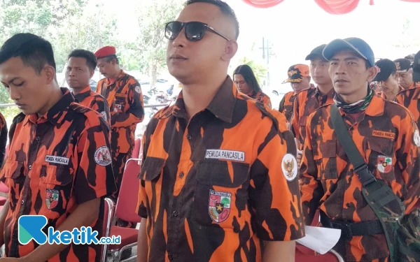 Foto Anggota Pemuda Pancasila Kabupaten saat mengikuti Rakercab dan Deklarasi Salaf. (Foto: Binar Gumilang/Ketik.co.id)