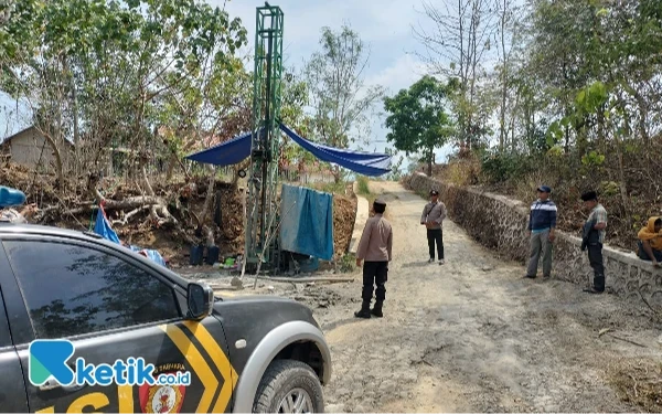 Foto Sumur Bor di Desa Batuporo Timur Kedungdung (Foto: Mat Jusi/Ketik.co.id).