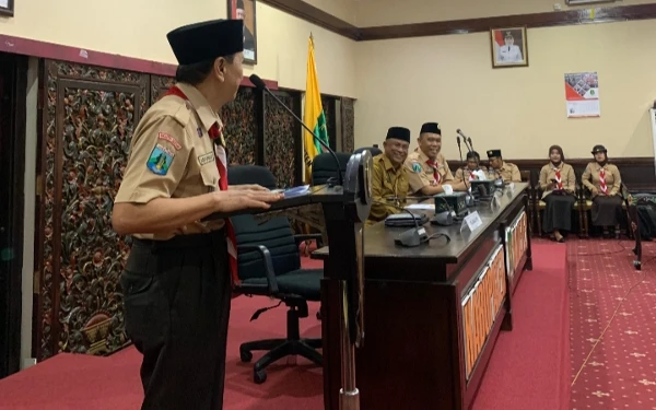 Foto Bapak Purmadi dari pengurus Kwartir Daerah Provinsi Jawa Timur