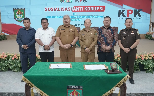 Thumbnail Sosialisasi Anti Korupsi, Sekda Asahan: Tumbuhkan Sikap Baik ASN