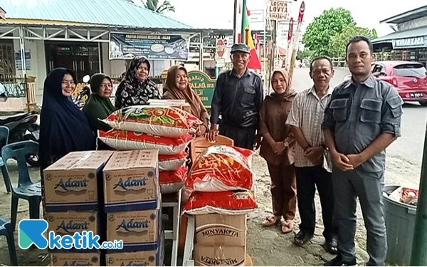 Organisasi Sosial Defayan Safakat Salurkan Bantuan untuk Korban Kebarakaran Sinabang di Simeulue Aceh