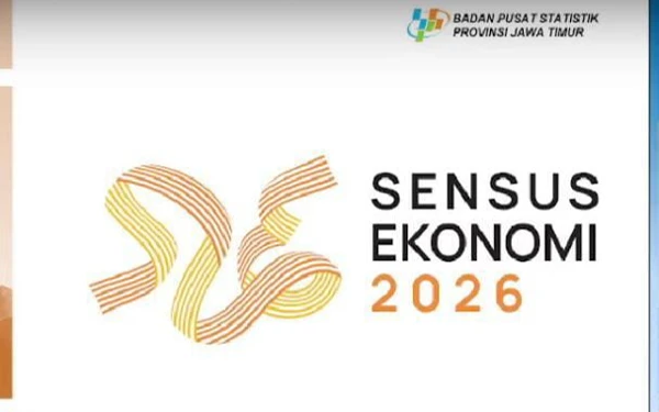 Foto Logo Sensus Ekonomi 2026 yang diluncurkan September 2024 (Foto: tangkapan layar Youtube BPS Jatim)