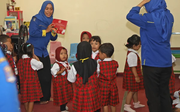 Foto Anak-anak mendapatkan pelayanan sesuai dengan hak-haknya. (Foto: Humas Pemkot Surabaya)