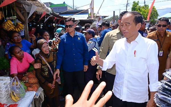 Jokowi Tanggapi Deflasi 5 Tahun Berturut-Turut