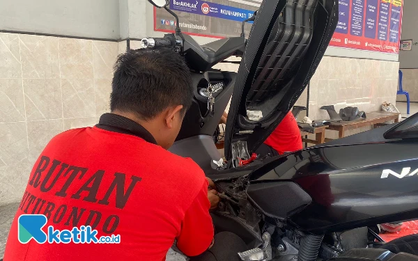 Warga Binaan Rutan Situbondo Dilatih Mekanik Otomotif