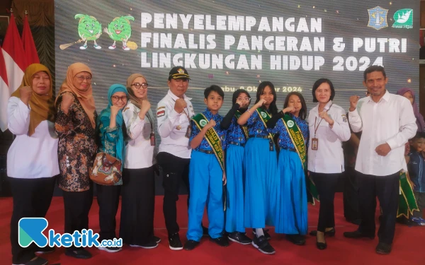 Foto SDN Jemur Wonosari I menempatkan 4 finalis. (foto : Sutejo / ketik.co.id)