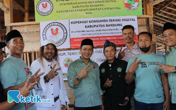 Cabup Bandung Dadang Supriatna Apresiasi Koperasi Digital yang Digerakkan Relawannya