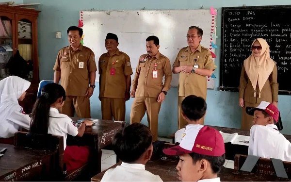 Foto OPD Pemkab Malang terkait ketika uji coba Makan Bergizi Gratis. (Foto: Dinas Ketahanan Pangan Kabupaten Malang).