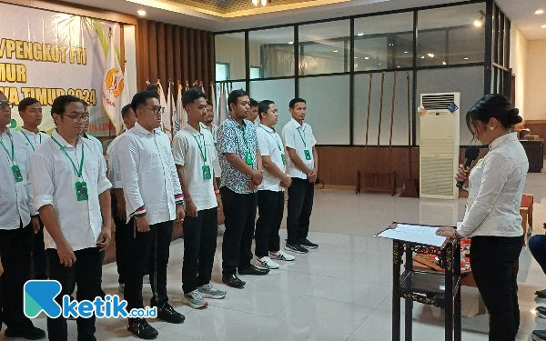 Foto Pelatintikan 15 pengurus FTI kabupaten dan kota se Jatim, Sabtu, 2 November 2024. (Foto: Khaesar/Ketik.co.id)