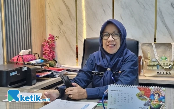 Foto Direktur Umum dan Keuangan Perumdam Bantul Anita Tri Hastuti. (Foto: Fajar Rianto / Ketik.co.id)