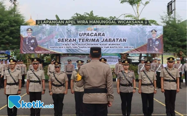 Foto Upacara serah terima jabatan, Jumat 15 November 2024 (Foto: Mat Jusi/Ketik.co.id)