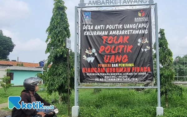 Foto Salahsatu gerakan penolakan politik uang (money politics) di wilayah Sleman. (Foto: Fajar Rianto / Ketik.co.id)