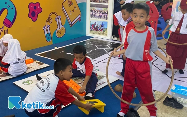 Foto Proses pembelajaran dan bermain pada kurikulum merdeka. (Foto: Shinta Miranda/Ketik.co.id)