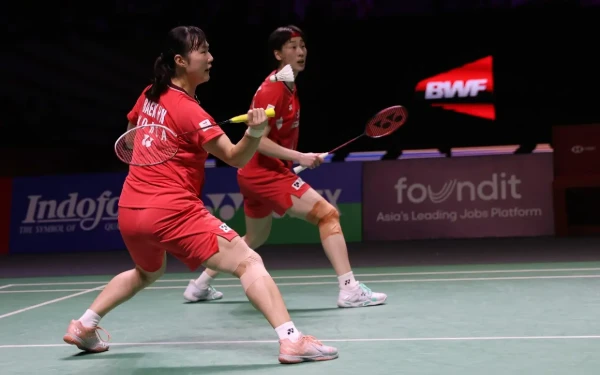 Foto Pasangan Korea Baek Ha Na/Lee So Hee yang kokoh di peringkat 4 BWF (Foto: PBSI)