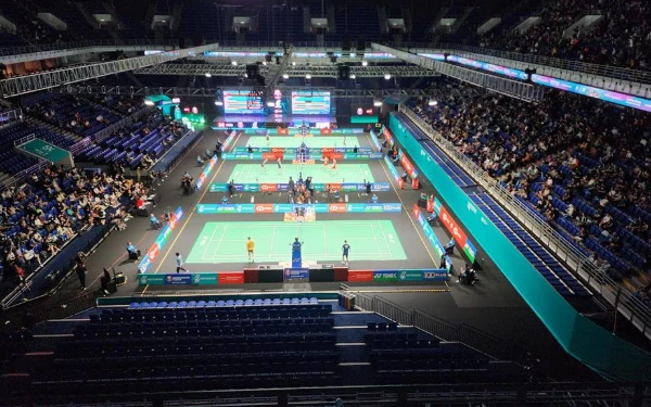 Foto Axiata Arena saat pertandingan Malaysia Open berlangsung. (Foto: Perbadanan Stadium Malaysia)