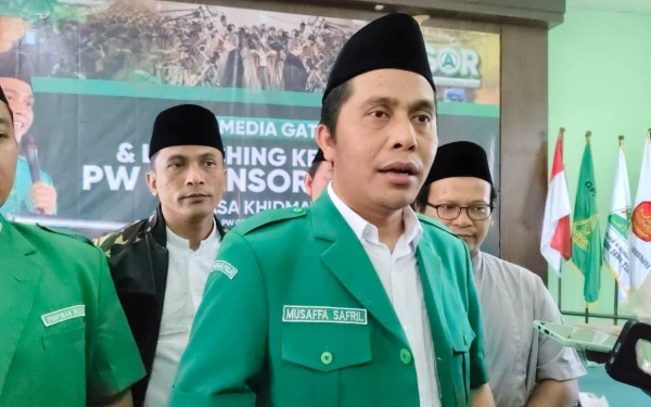 Foto Ketua PW Ansor Jatim Musaffa' Safril. (Foto: PW Ansor Jatim)