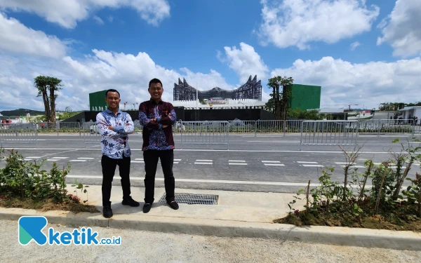 Foto Tim jurnalis Ketik.co.id mengikuti Upacara 17 Agustus 2024 di IKN. (Foto: Dok. Ketik.co.id)