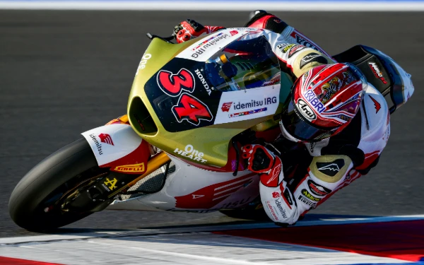 Foto Pembalap Indonesia Mario Aji tampil di Moto2 2024. (Foto: Honda Team Asia)