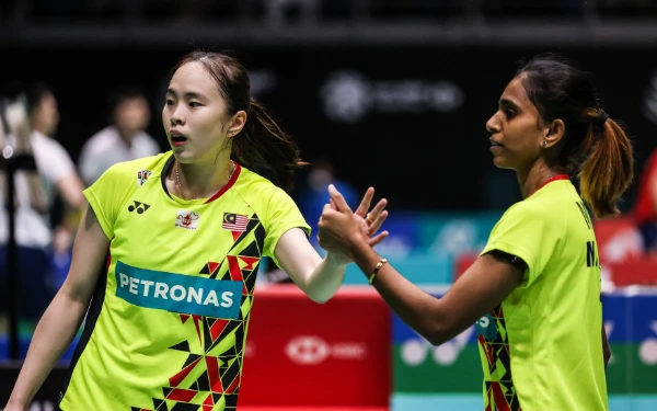 Foto Pearly Tan/Thinaah Muralitharan pasangan ganda putri Malaysia. (Foto: BWF)