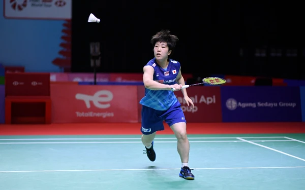 Foto Akane Yamaguchi tunggal putri Jepang mundur dari Malaysia Open 2025. (Foto: PBSI)