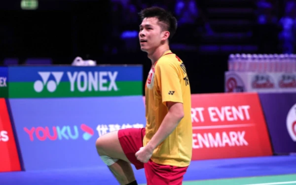 Foto Tunggal putra Thailand Kunlavut Vitidsarn. (Foto: BWF)