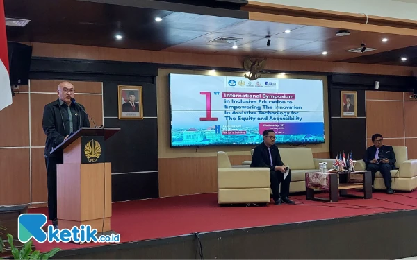 Foto Pelaksanaan diskusi terkait pembangunan pendidikan inklusif di Indonesia. (Foto: Husni Habib/Ketik.co.id)