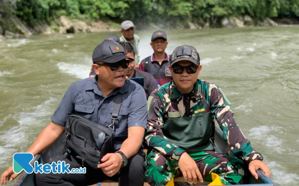 Foto Perjalanan menuju lokasi tambang ilegal yang berlokasi di Desa Alue Jereujak, Babahrot, Sabtu, 18 Januari 2025. (Foto: Cutbang Ampon/Ketik.co.id)