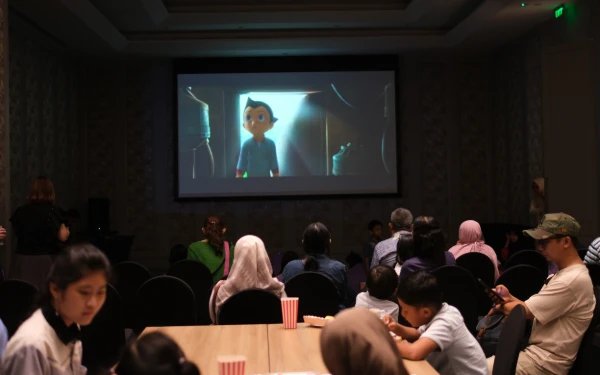 Foto Suasana Coffee break dengan tema Movie Theater. (Foto: Sheraton Surabaya)