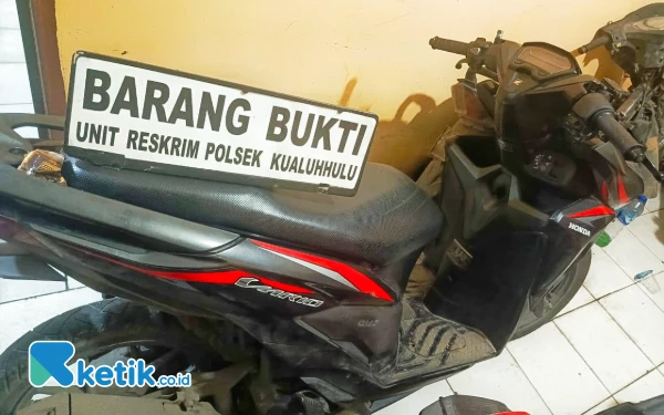 Foto Barang bukti terkait pembobolan Alfamidi di Aek Kanopan, Kabupaten Labura. (Foto: Polres Labuhanbatu for Ketik.co.id)