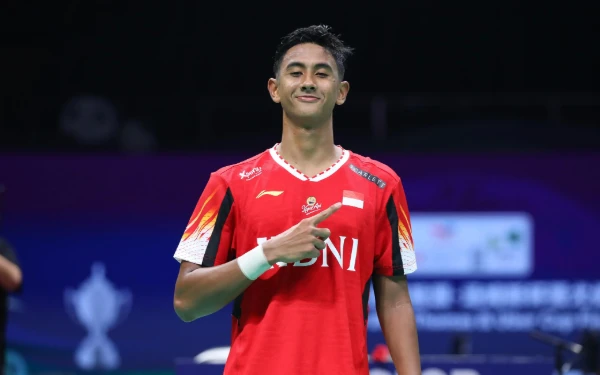 Foto Alwi Farhan tunggal putra Indonesia. (Foto: PBSI)