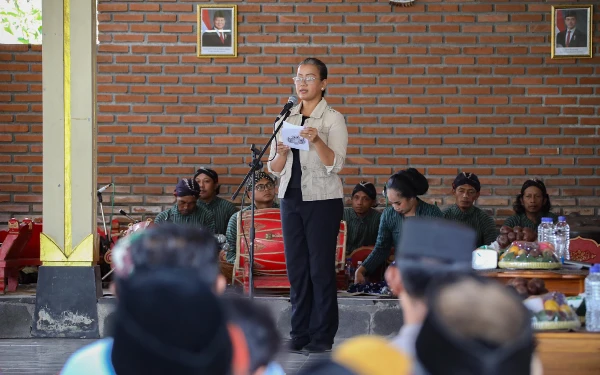 Foto Penghageng Kawedanan Hageng Punokawan (KHP) Datu Dana Suyasa Karaton Ngayogyakarta Hadiningrat, GKR Mangkubumi. (Foto: Humas Pemkab Sleman / Ketik.co.id)