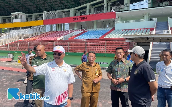 Jelang Porprov VIII, KONI dan Dispora Jatim Tinjau Empat Venues