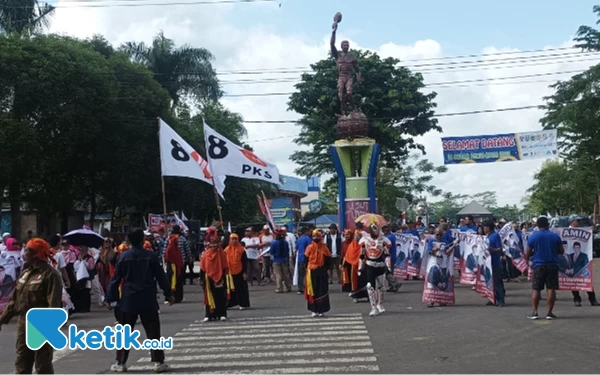 PKS Kabupaten Malang Kenalkan Visi Misi Amin melalui Flashmob