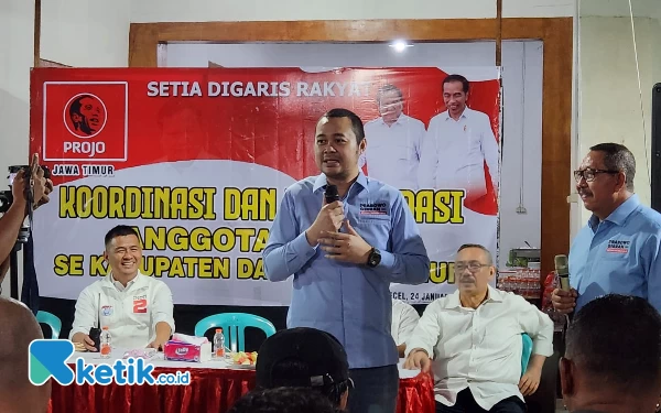 Ketua Projo Jatim Bayu Airlangga Kumpulkan Ratusan Jukir Madiun untuk Prabowo-Gibran Satu Putaran