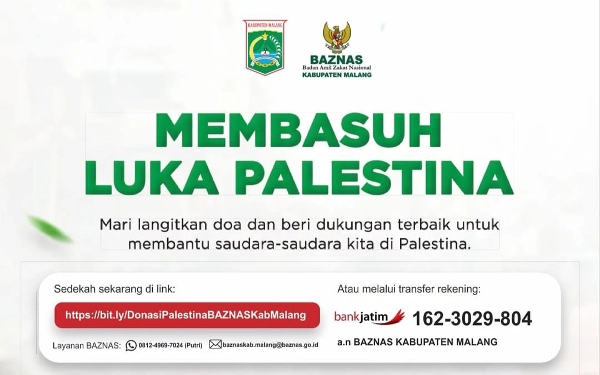 Baznas Kabupaten Malang Galang Dana Peduli Palestina