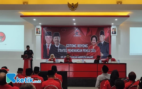 Thumbnail Hadapi Pemilu 2024, PDI Perjuangan Kabupaten Malang Perkuat Saksi TPS